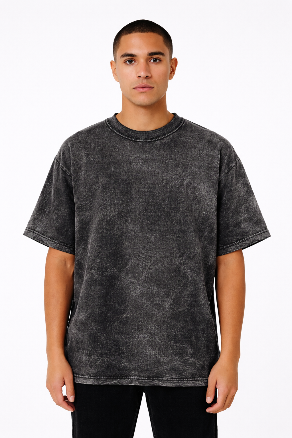 Playera Oversize Acid Wash Gramaje 220
