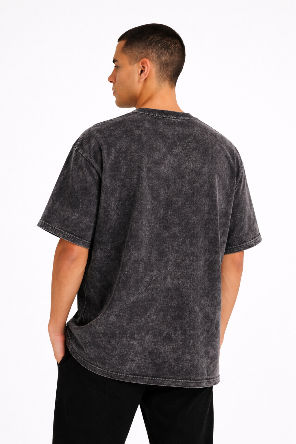 Playera Oversize Acid Wash Gramaje 220