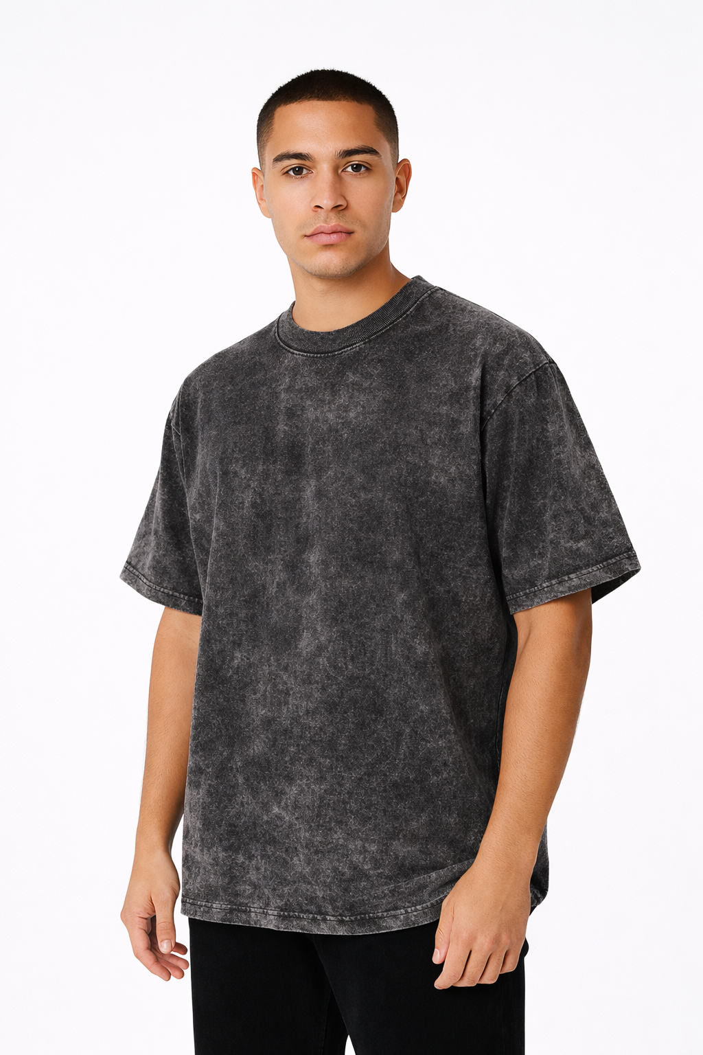 Playera Oversize Acid Wash Gramaje 220