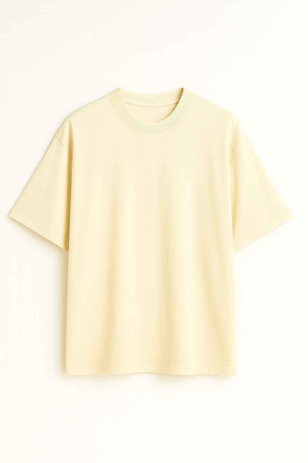 Playera Oversize hueso Gramaje 240