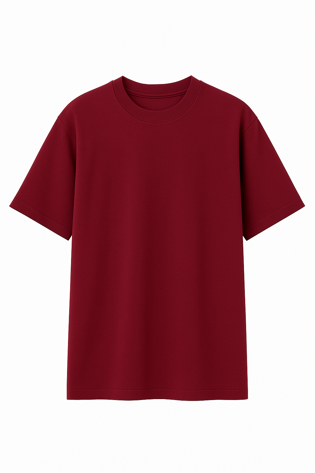 Playera Oversize Vino Gramaje 200