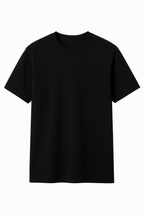 Playera Regular Negra Gramaje 200