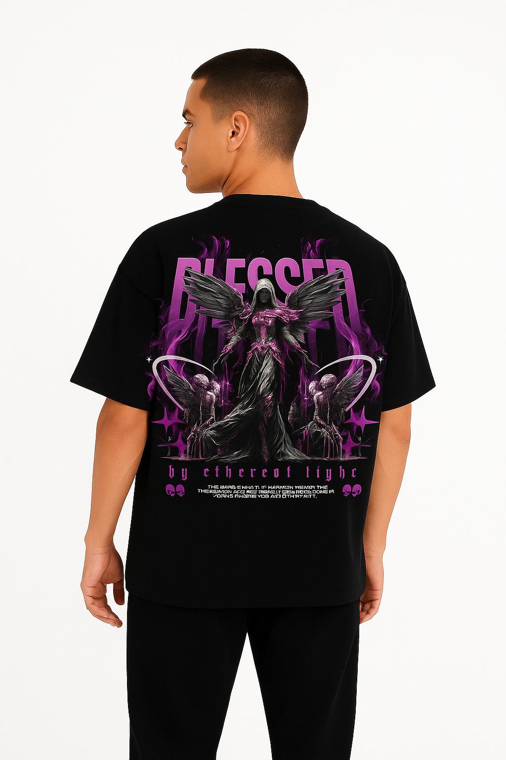 Playera Corte Oversize 240g EstampadO DTG