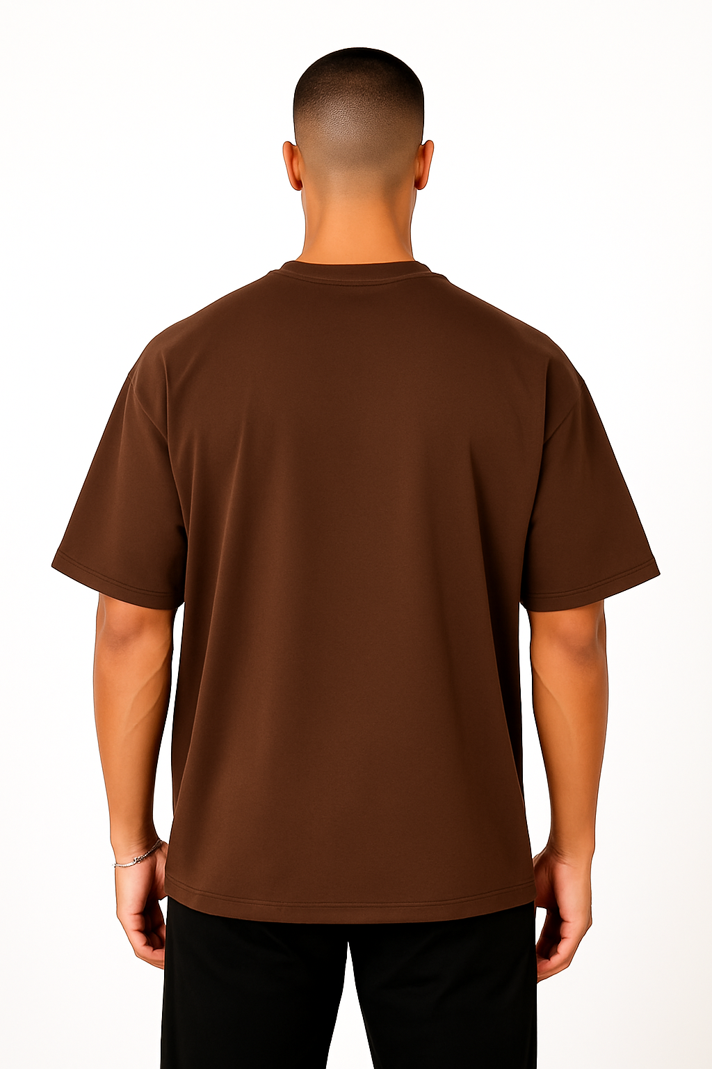 Playera Oversize Chocolate Gramaje 200
