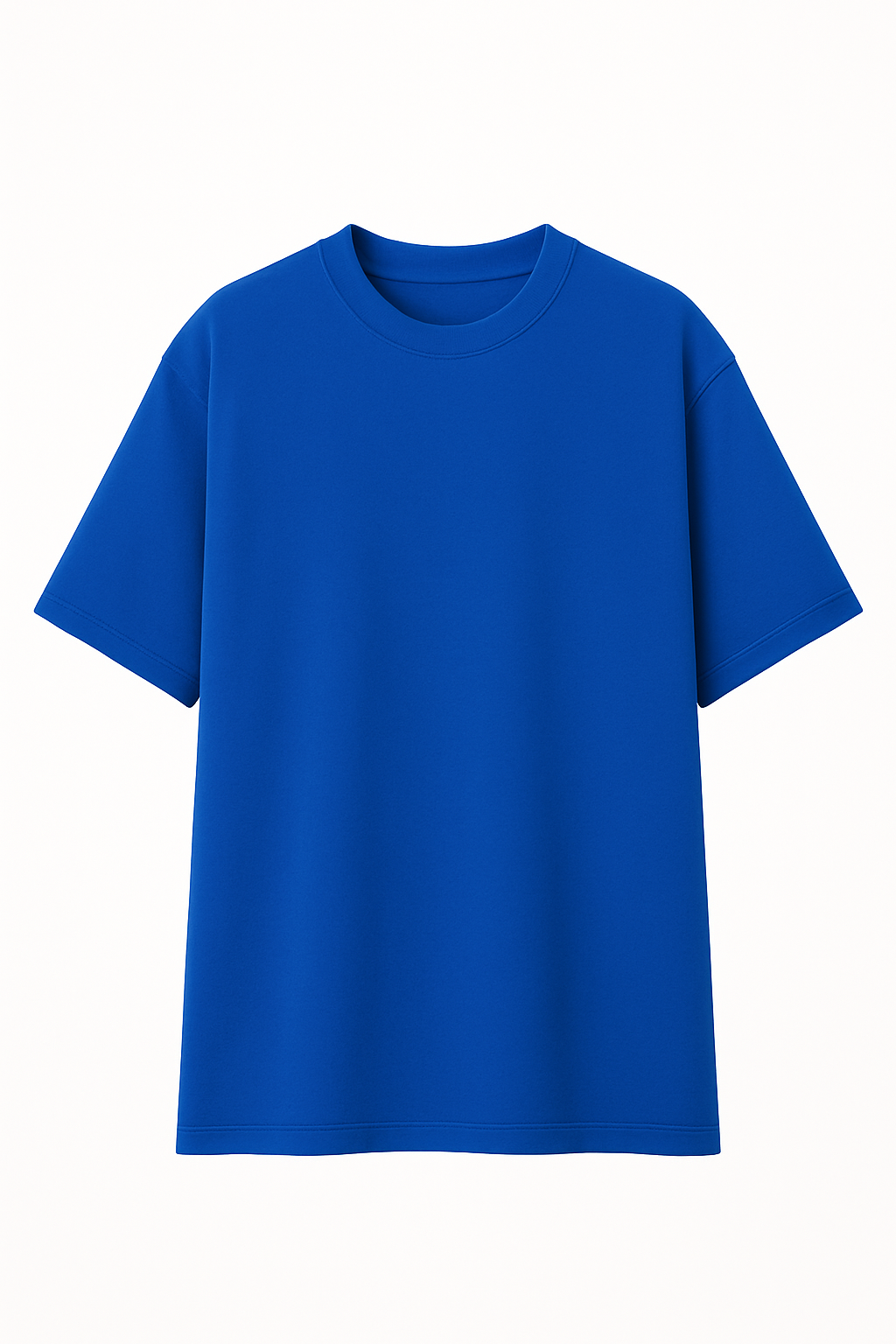 Playera Oversize Azul Rey Gramaje 200