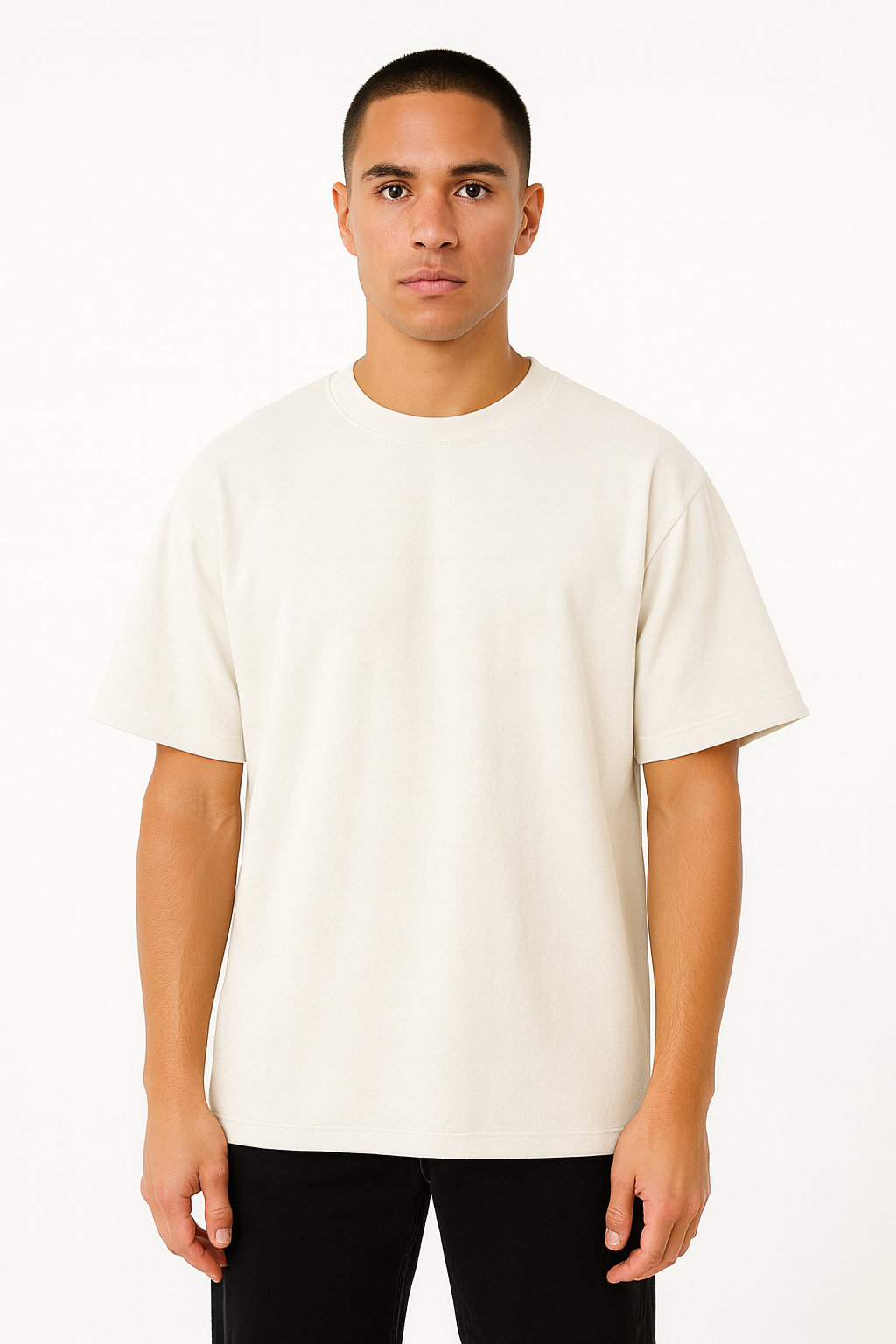 Playera Oversize Crudo Gramaje 240