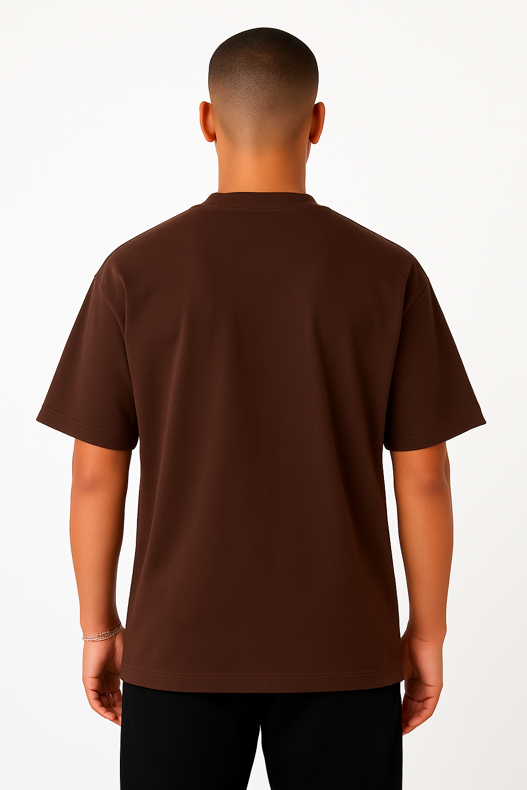 Playera Oversize Chocolate Gramaje 220