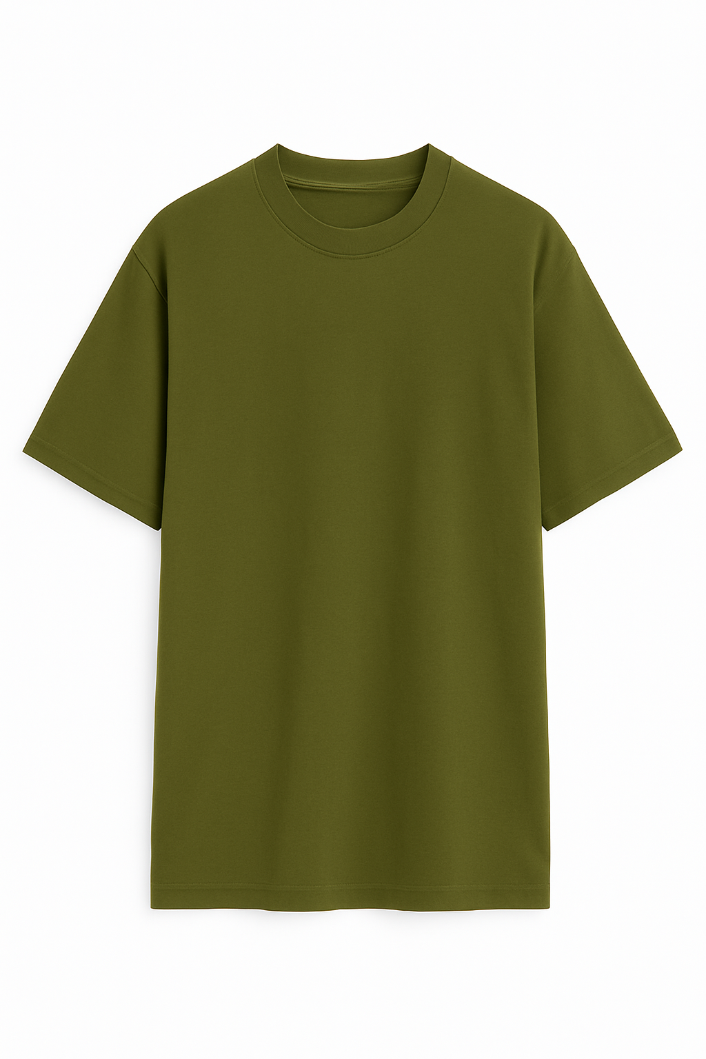 Playera Oversize Verde Olivo Gramaje 220