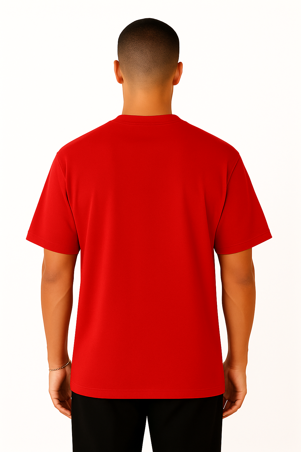 Playera Oversize Rojo Gramaje 200