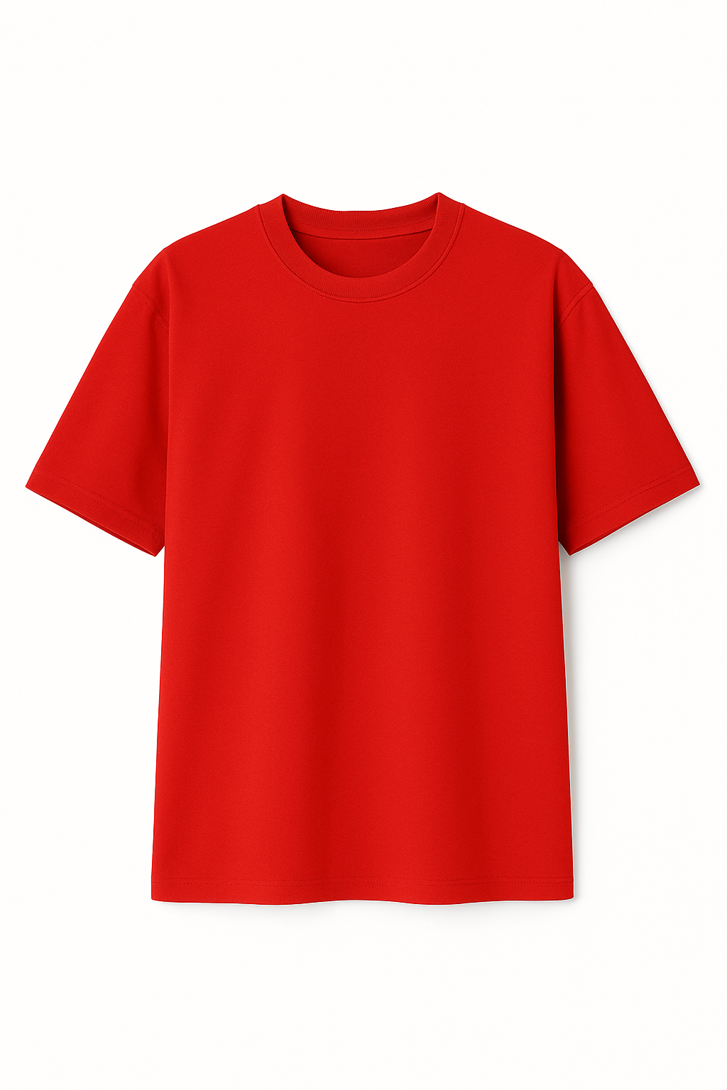 Playera Oversize Rojo Gramaje 200