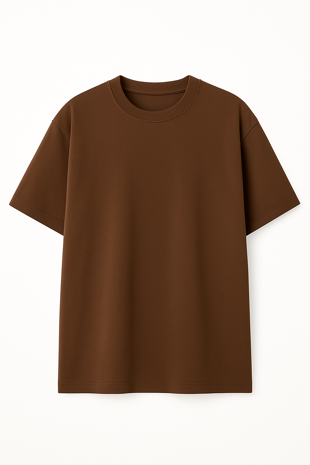 Playera Oversize Chocolate Gramaje 200