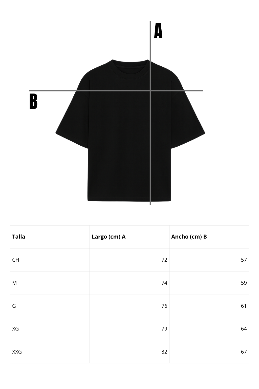 Playera Corte Oversize 240g