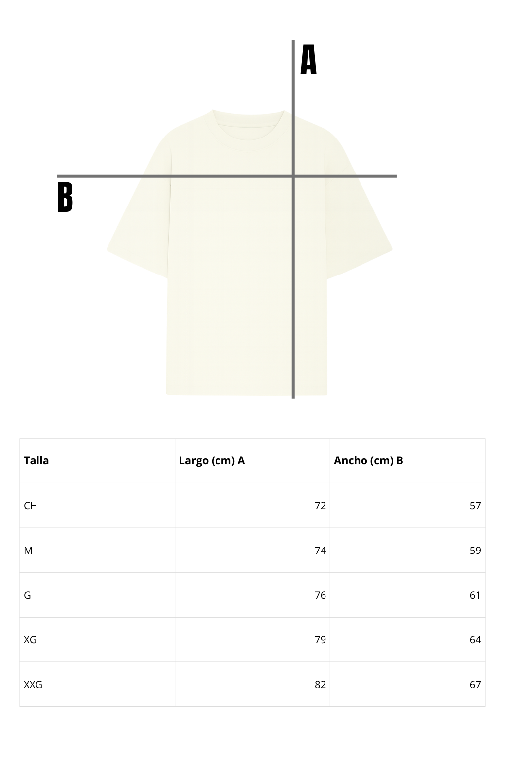 Playera Corte Oversize 240g